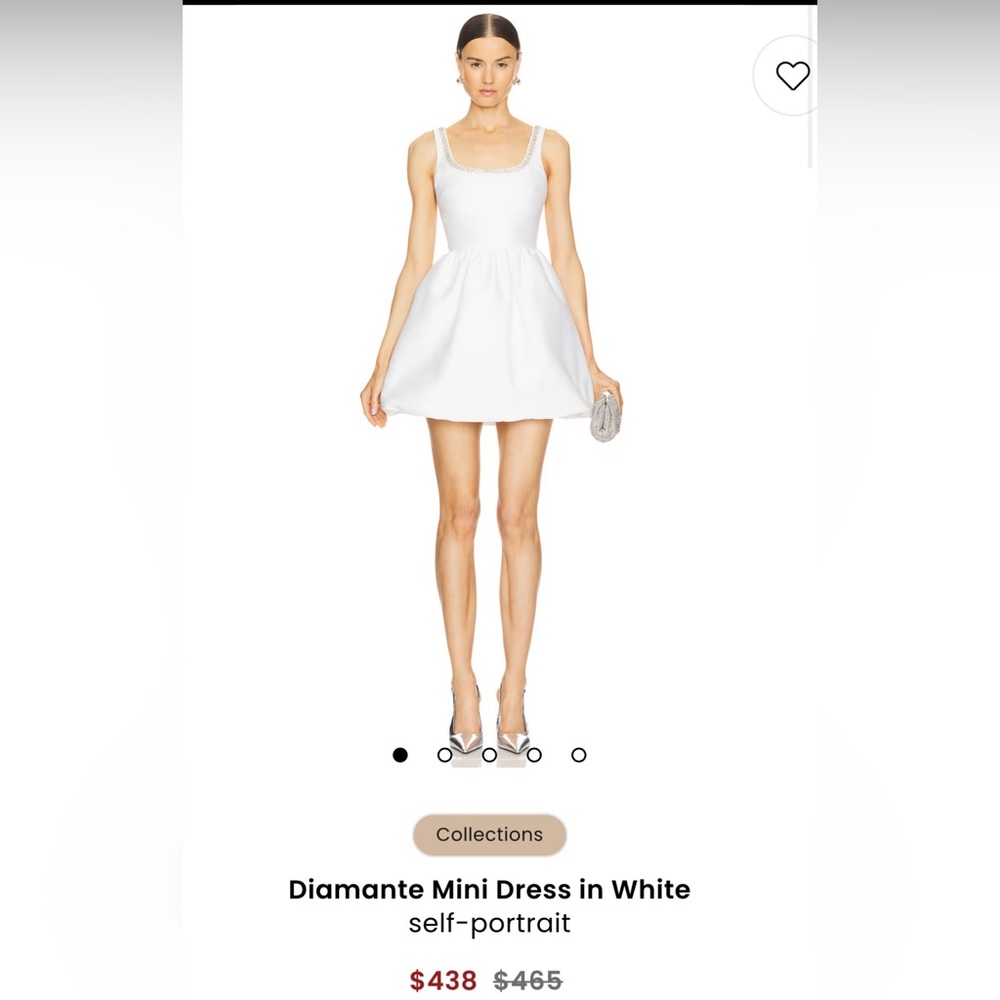 Jeweled Neckline Self Portrait dress